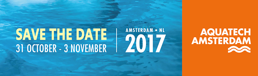 2017 Aquatech Amsterdam on October 31th to November 3rd.