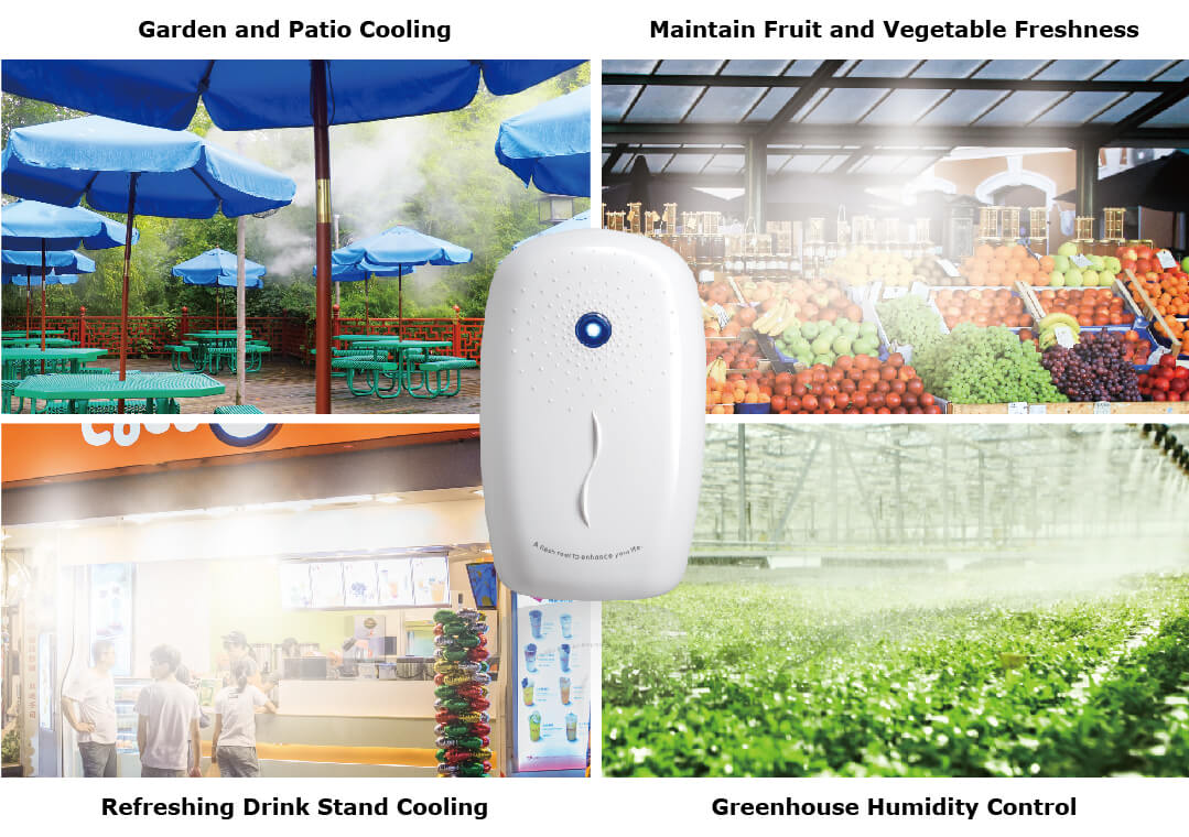 Applications of Puricom CBU Smart Misting System