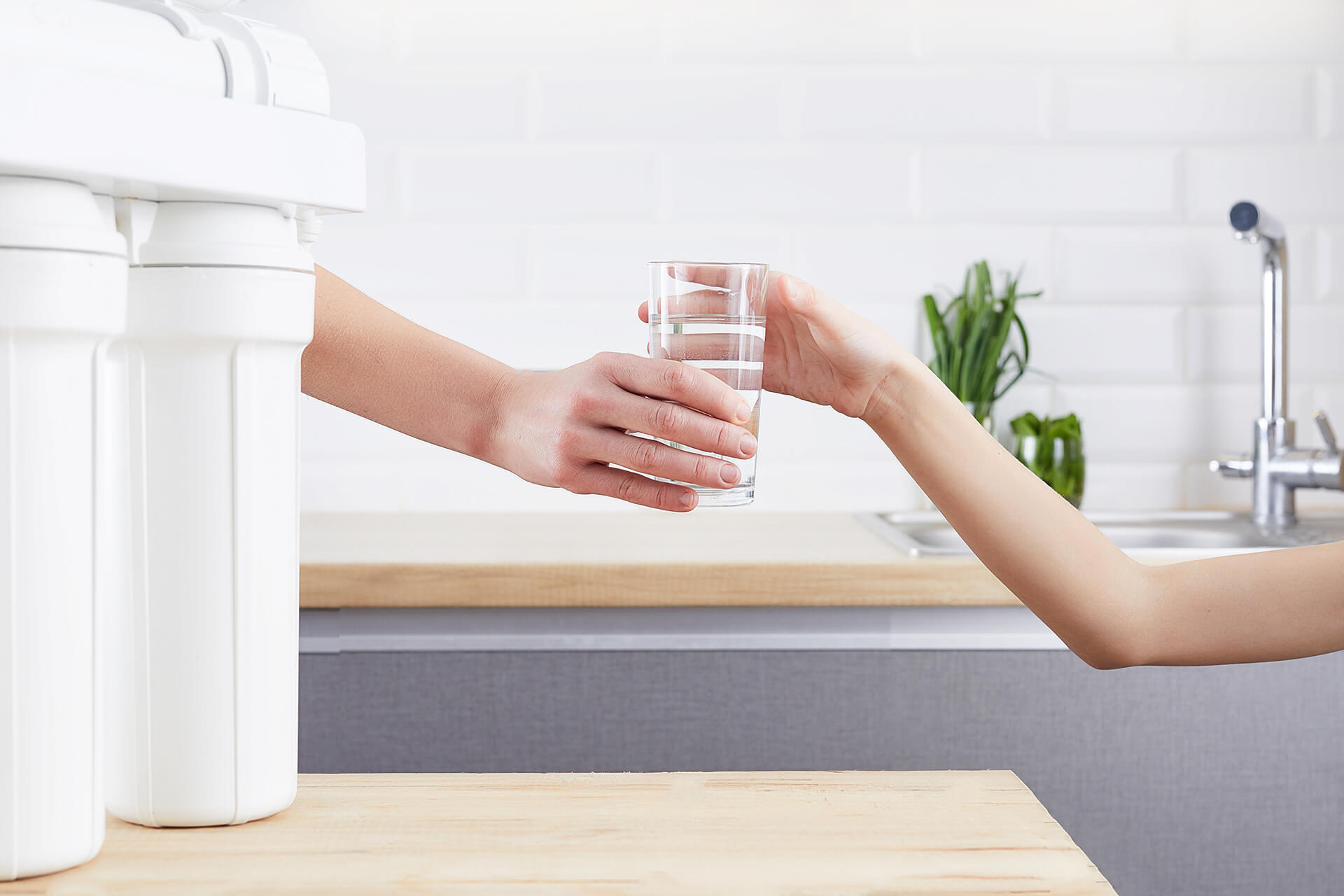 Reverse Osmosis System Removing Chlorine and Chloramine