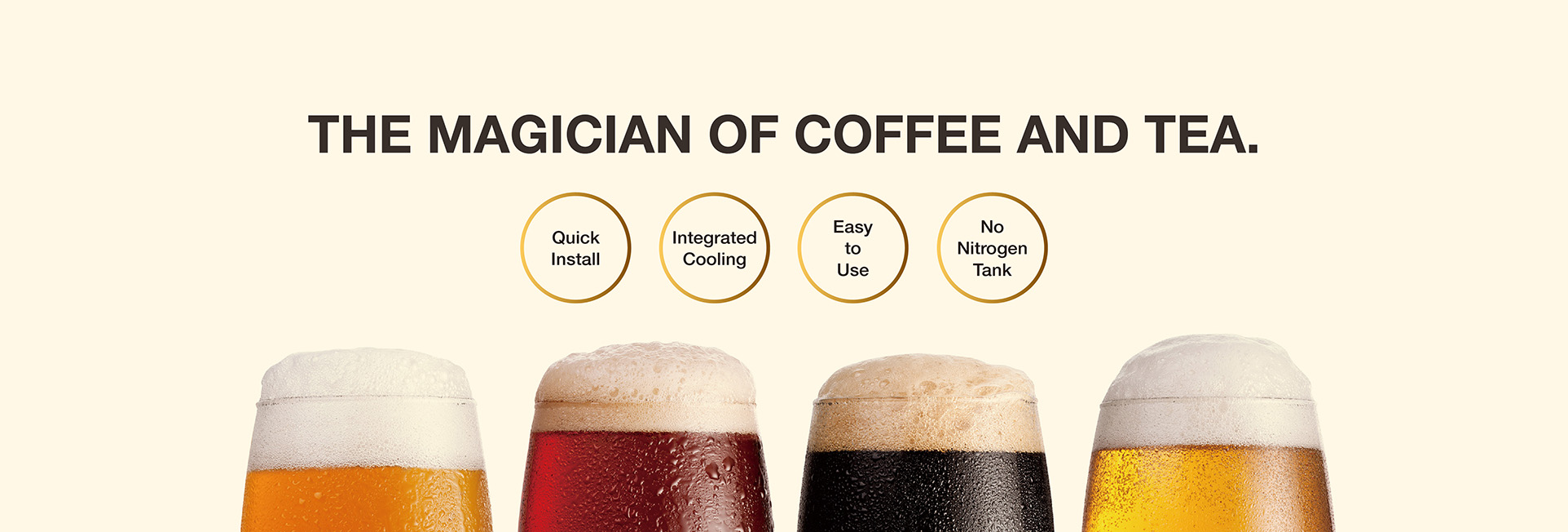 The Magician of Coffee and Tea : CMA-NC Nitro Cold Brew Coffee Maker